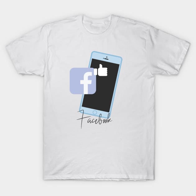 Facebook T-Shirt by TinPis